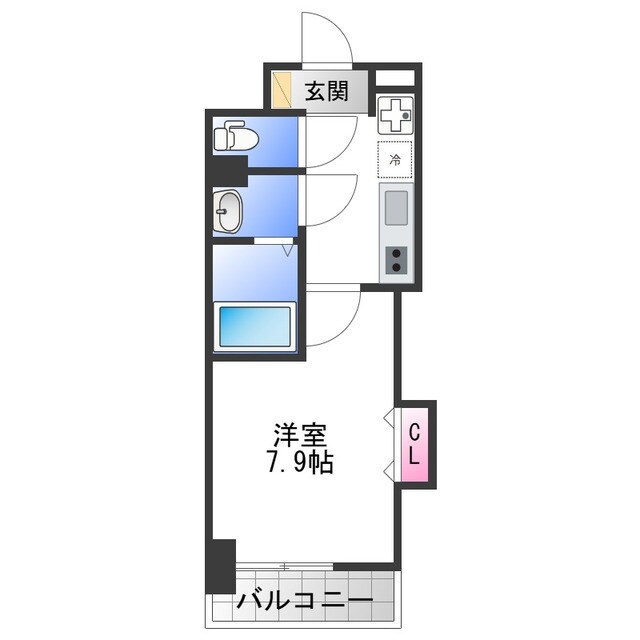 Luxe長田の物件間取画像