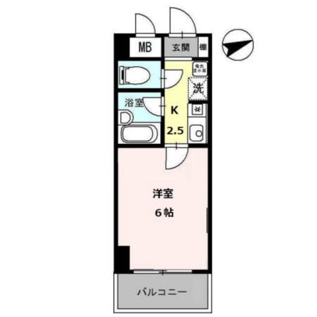 ラ・フェリオ新深江の物件間取画像