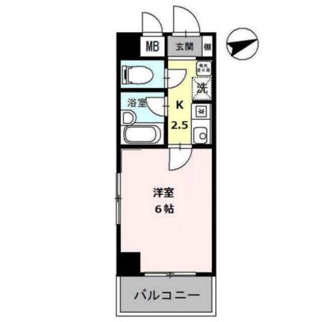 ラ・フェリオ新深江の物件間取画像