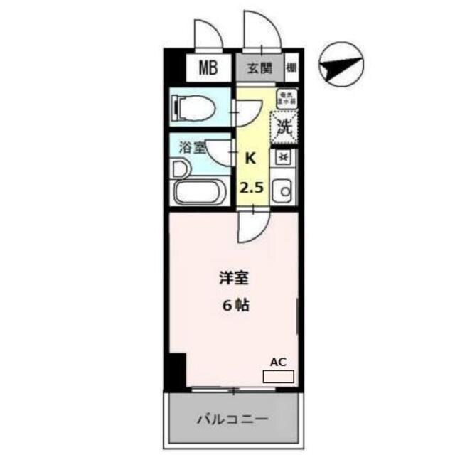 ラ・フェリオ新深江の物件間取画像