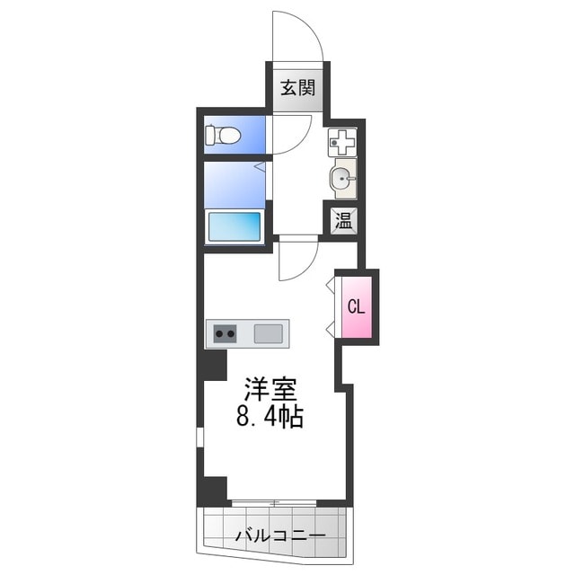 カシェット緑橋の物件間取画像