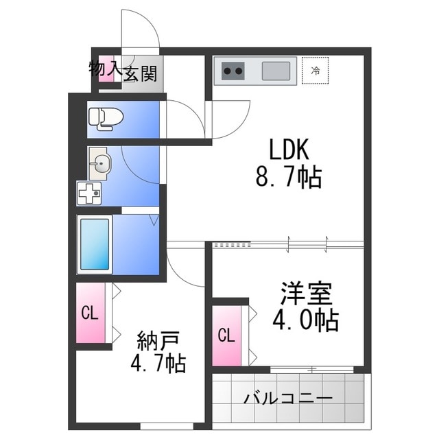 CASA 花園の物件間取画像