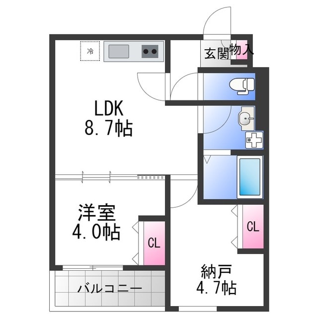 CASA 花園の物件間取画像