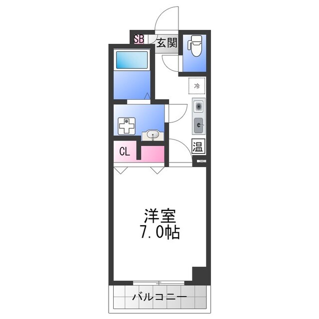 スパジオビィータの物件間取画像