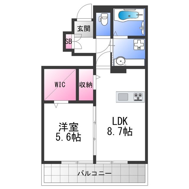 ローゼラルジュ　A棟の物件間取画像