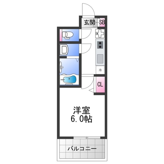 プレサンス新深江ディレットの物件間取画像