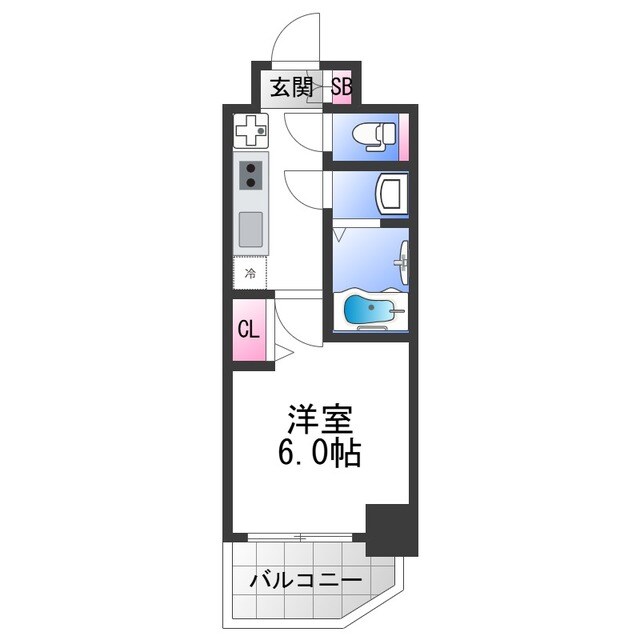 プレサンス新深江ディレットの物件間取画像