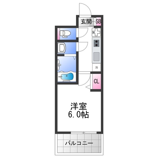 プレサンス新深江ディレットの物件間取画像