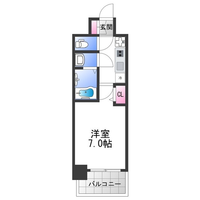 フォーリアライズ大阪イーストゲートの物件間取画像