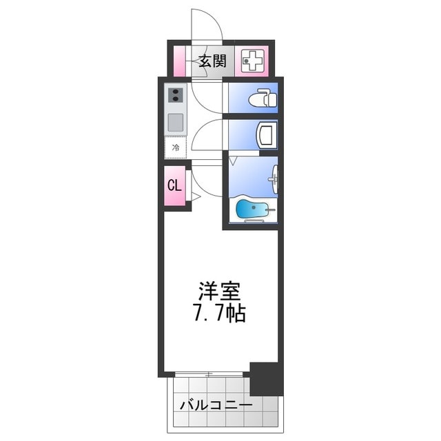 フォーリアライズ大阪イーストゲートの物件間取画像