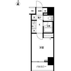 ルクレ錦糸町の物件間取画像