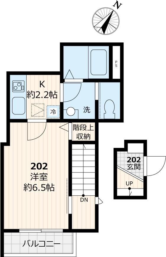 リトルパレス東向島　の物件間取画像