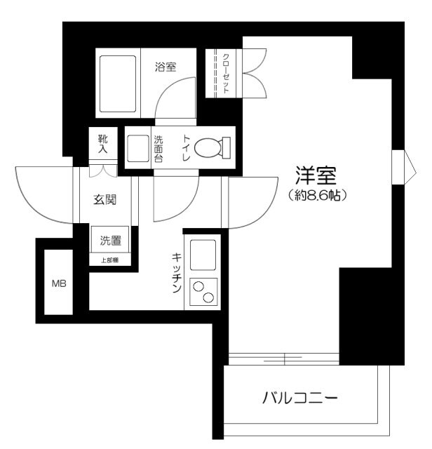 Ｌｉｖｅ　Ｃａｓａ両国Ⅱの物件間取画像