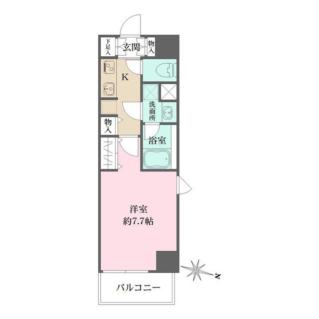 ＷＨＡＲＦ森下の物件間取画像