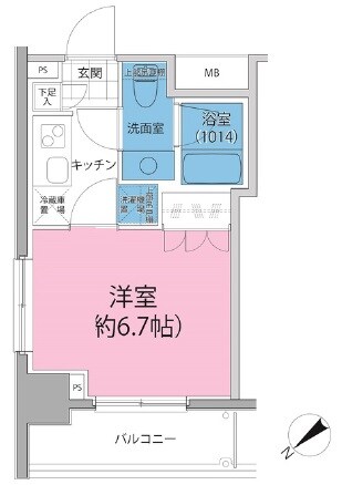 パークハビオ東向島の物件間取画像