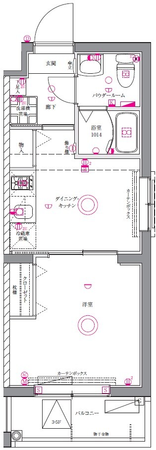 ユリカロゼAZ墨田イーストの物件間取画像