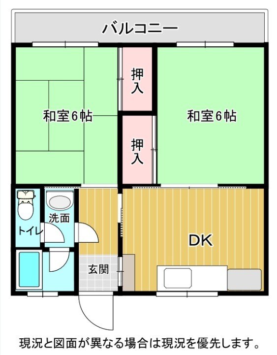 サンバースの物件間取画像