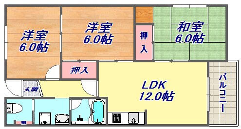 リアライズ高尾の物件間取画像