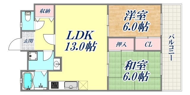 エクシード舞子の物件間取画像