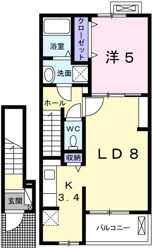 ボニートの物件間取画像