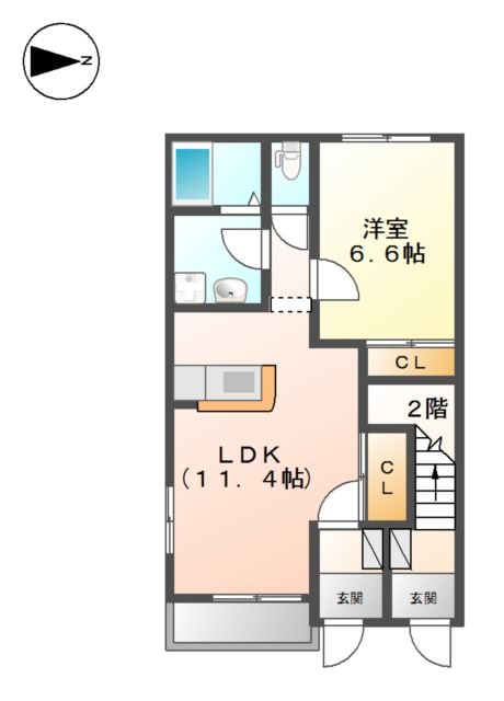 ベルメゾンの物件間取画像