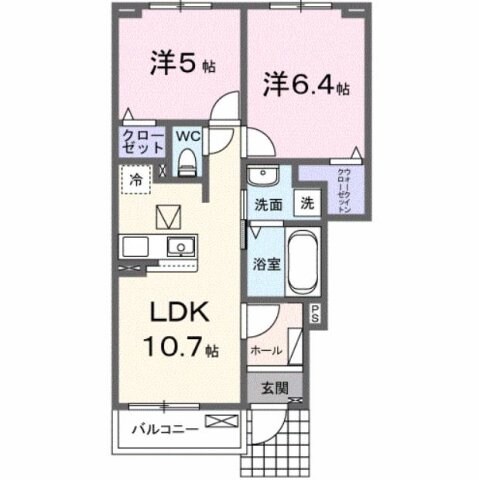 ボヌールメゾン都倉の物件間取画像