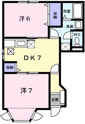 サンセ－ル　Ⅰの物件間取画像