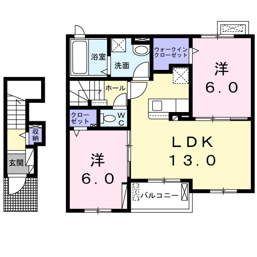 ラシュレ白浜の物件間取画像