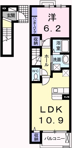 ジュピターⅡの物件間取画像