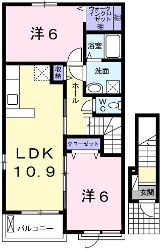 グランチャレットⅢの物件間取画像