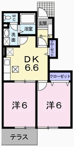 サンパティオの物件間取画像