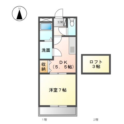 ルミエールの物件間取画像