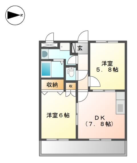 パルティールの物件間取画像