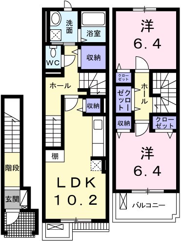 ココアガーデンの物件間取画像