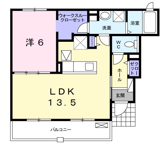 クリスタル　キャッスルの物件間取画像