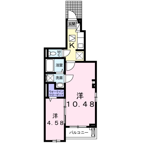 ラフレシール・ベルⅣの物件間取画像