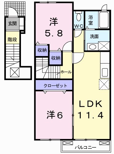 アマービリス　バーリオの物件間取画像