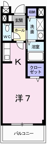 アビタシオン・アミ　Ｂの物件間取画像