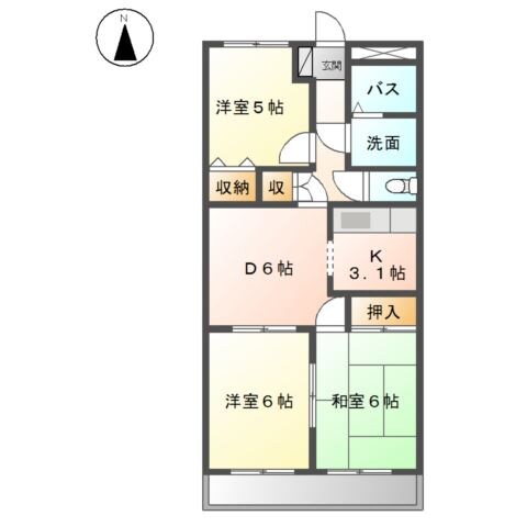 ソフィア花北の物件間取画像