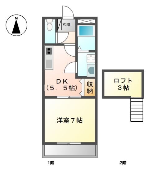 ルミエールの物件間取画像