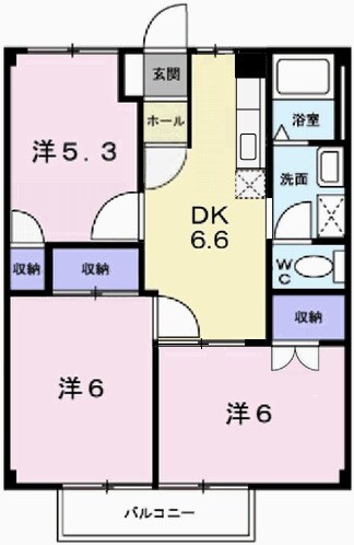 物件間取画像