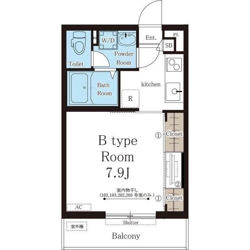 大日駅 徒歩7分 2階の物件間取画像