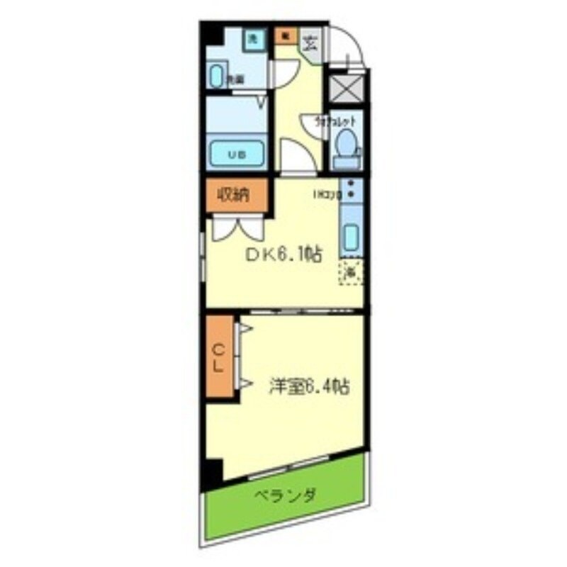 クリア天王寺東の物件間取画像