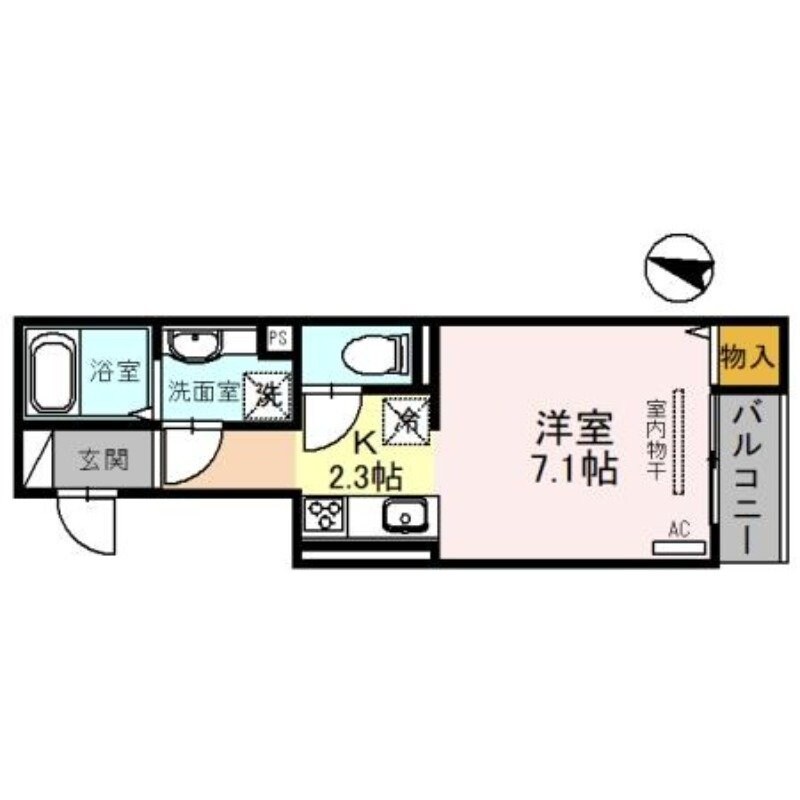 アヴェルラ京橋の物件間取画像