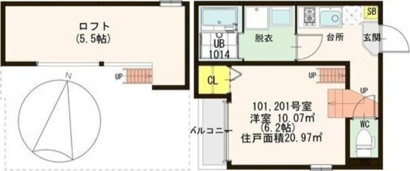 ライトブレスの物件間取画像