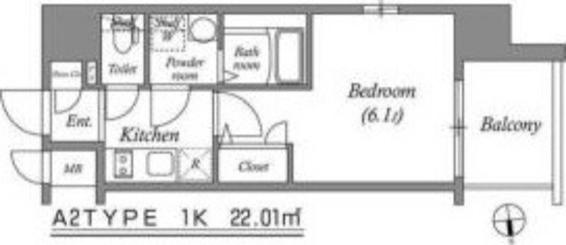 桜ノ宮駅 徒歩7分 11階の物件間取画像