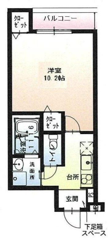 江坂駅 徒歩10分 3階の物件間取画像