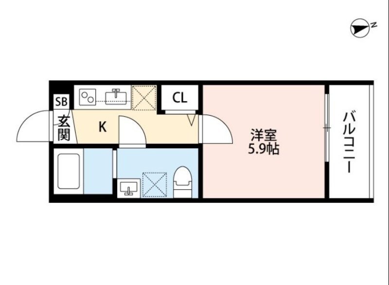 CRASTINE中宮の物件間取画像