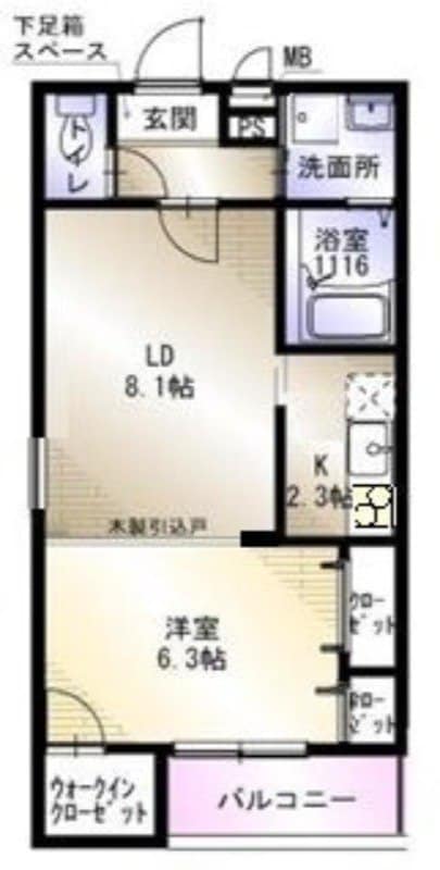 南吹田　駅 徒歩9分 1階の物件間取画像