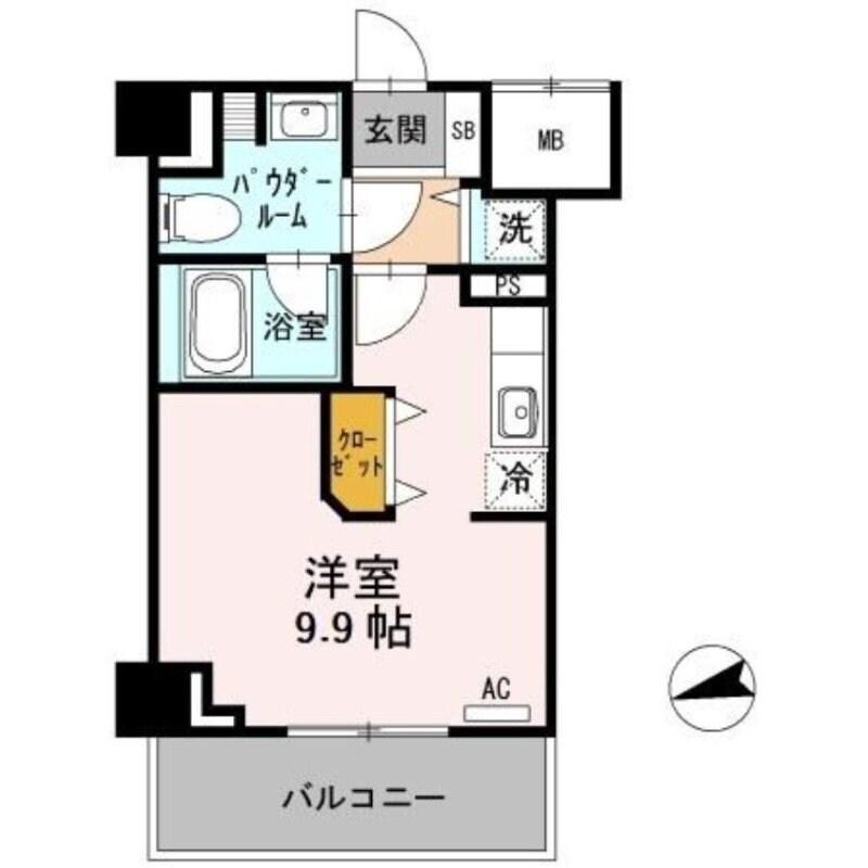 プレコート上鳥羽の物件間取画像